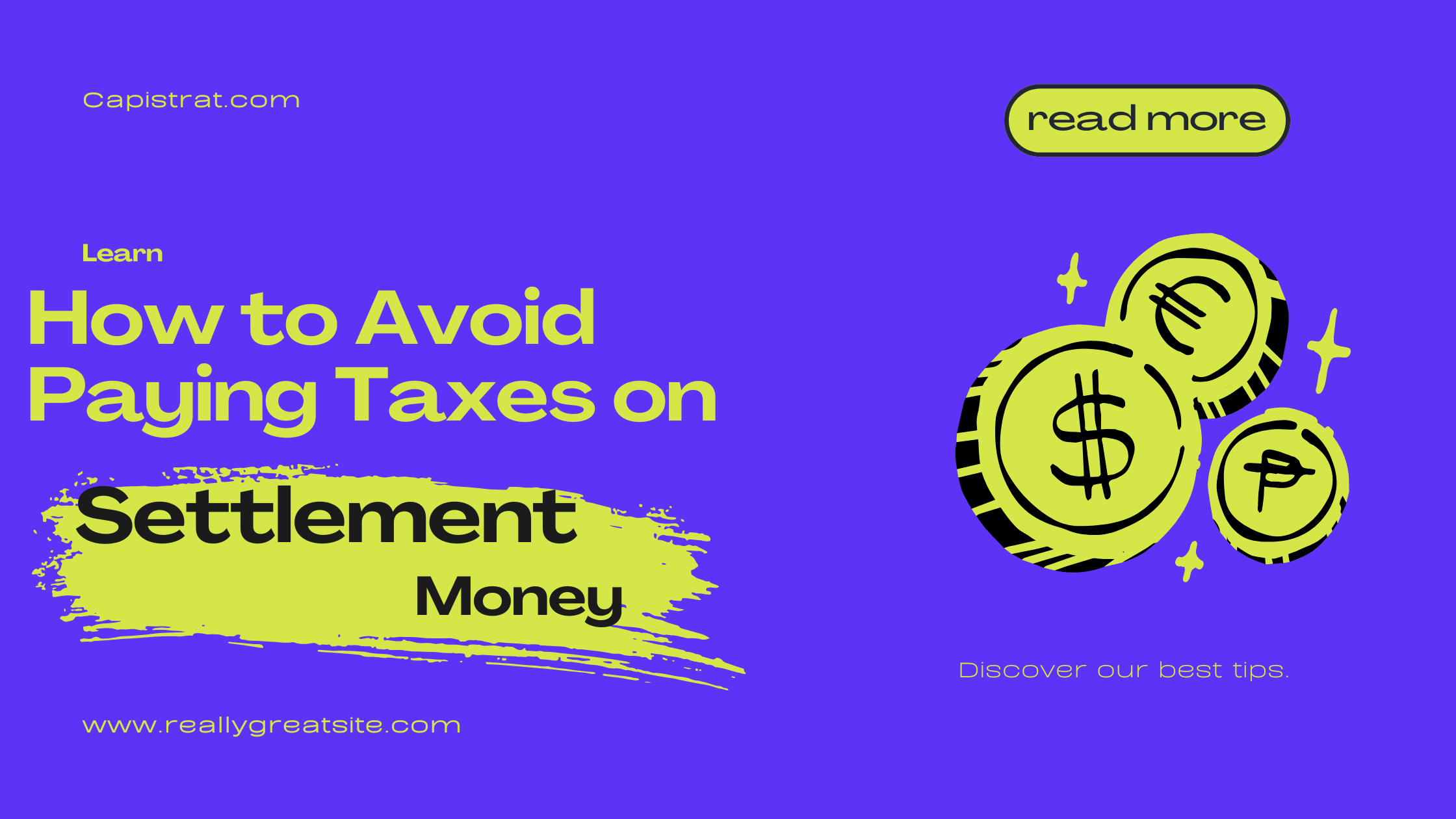 How to Avoid Paying Taxes on Settlement Money