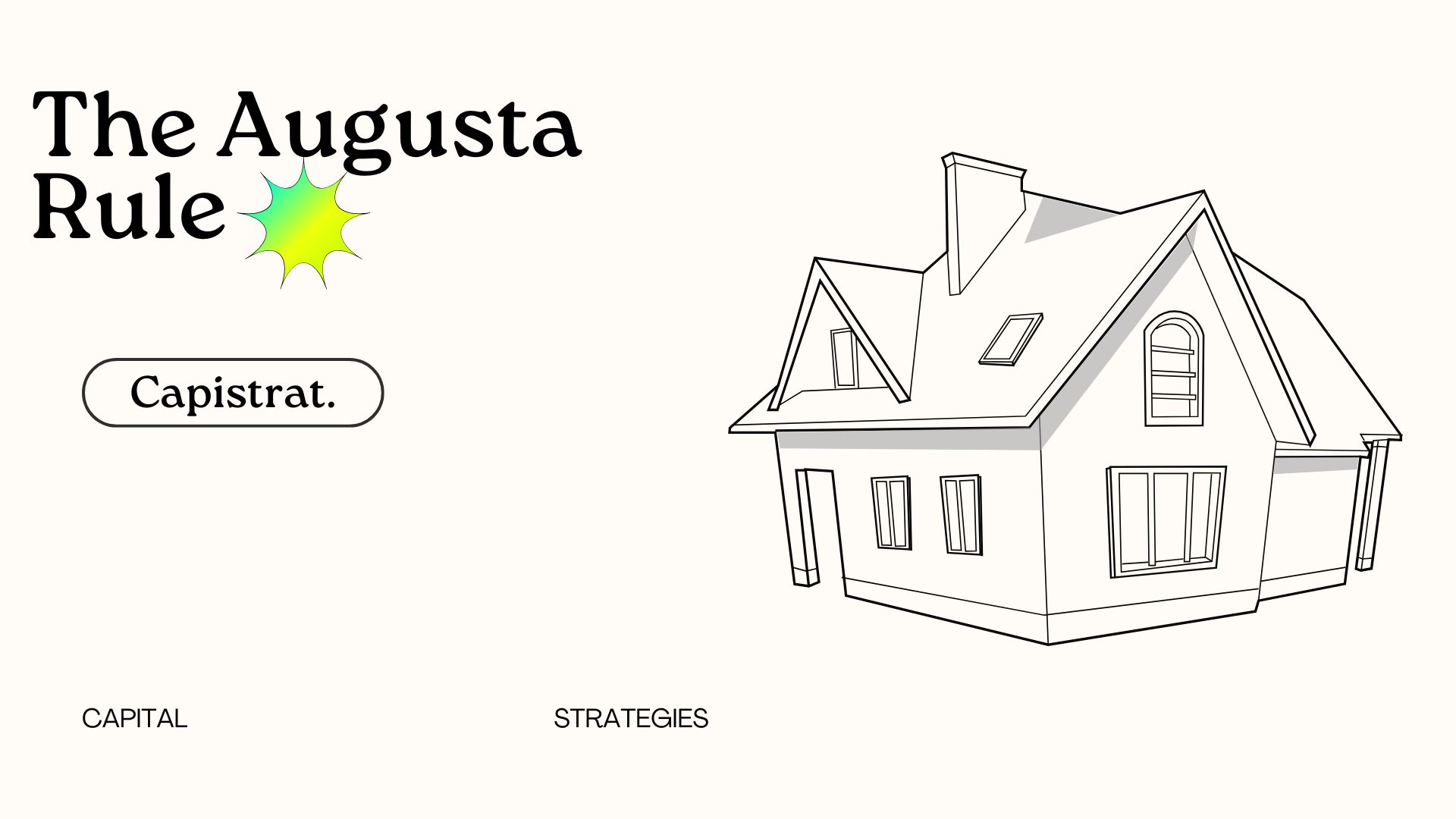 The Augusta Rule: Tax Strategy For Rental Income